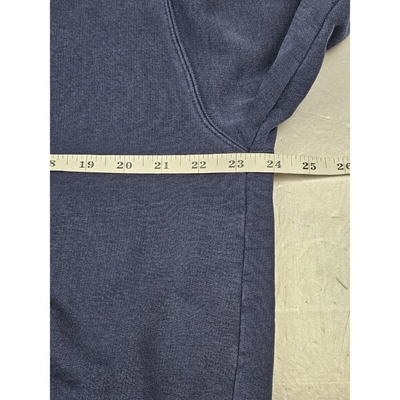 Hard Rock Cafe Las Vegas Sweatshirt Mens Lrg. Blue/Navy& White Raised Lettering - Picture 4 of 8